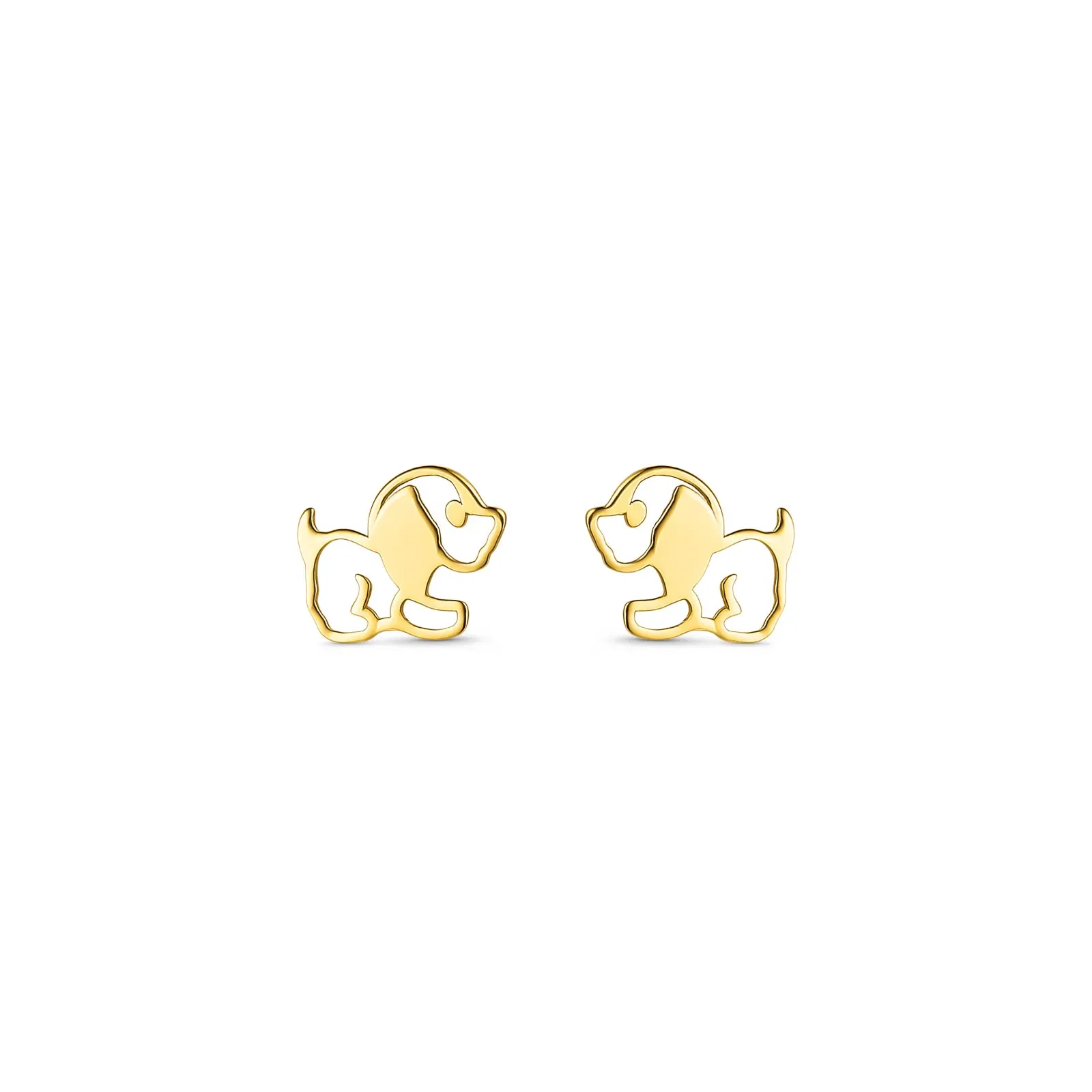 Brinco Baby Cachorrinho em Ouro Amarelo 18k — imagem 1