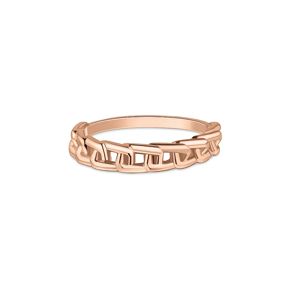 Anel Life Together em Liga Rosé com Banho de Ouro Rosé 18k — imagem 1