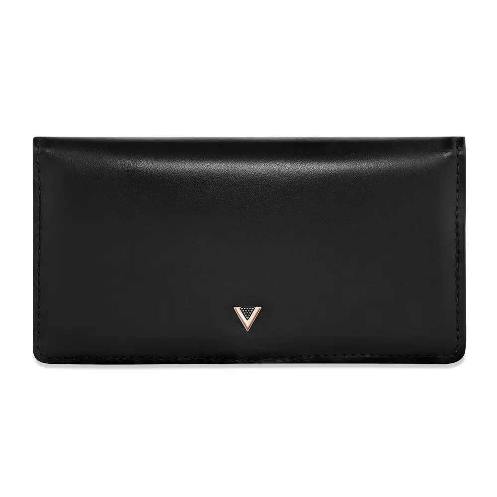 Carteira Feminina Vivara Couro Preto — imagem 1