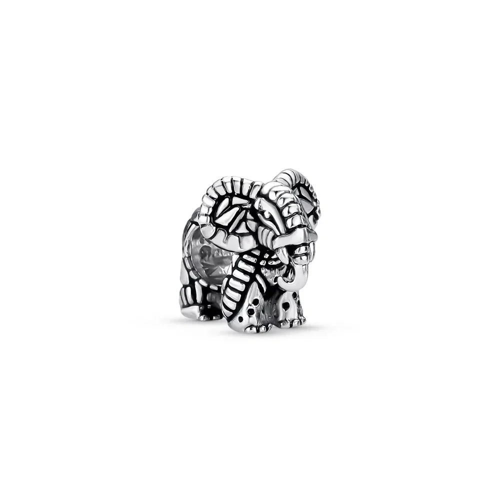 Separador Life Animal Elefante Étnico em Prata 925