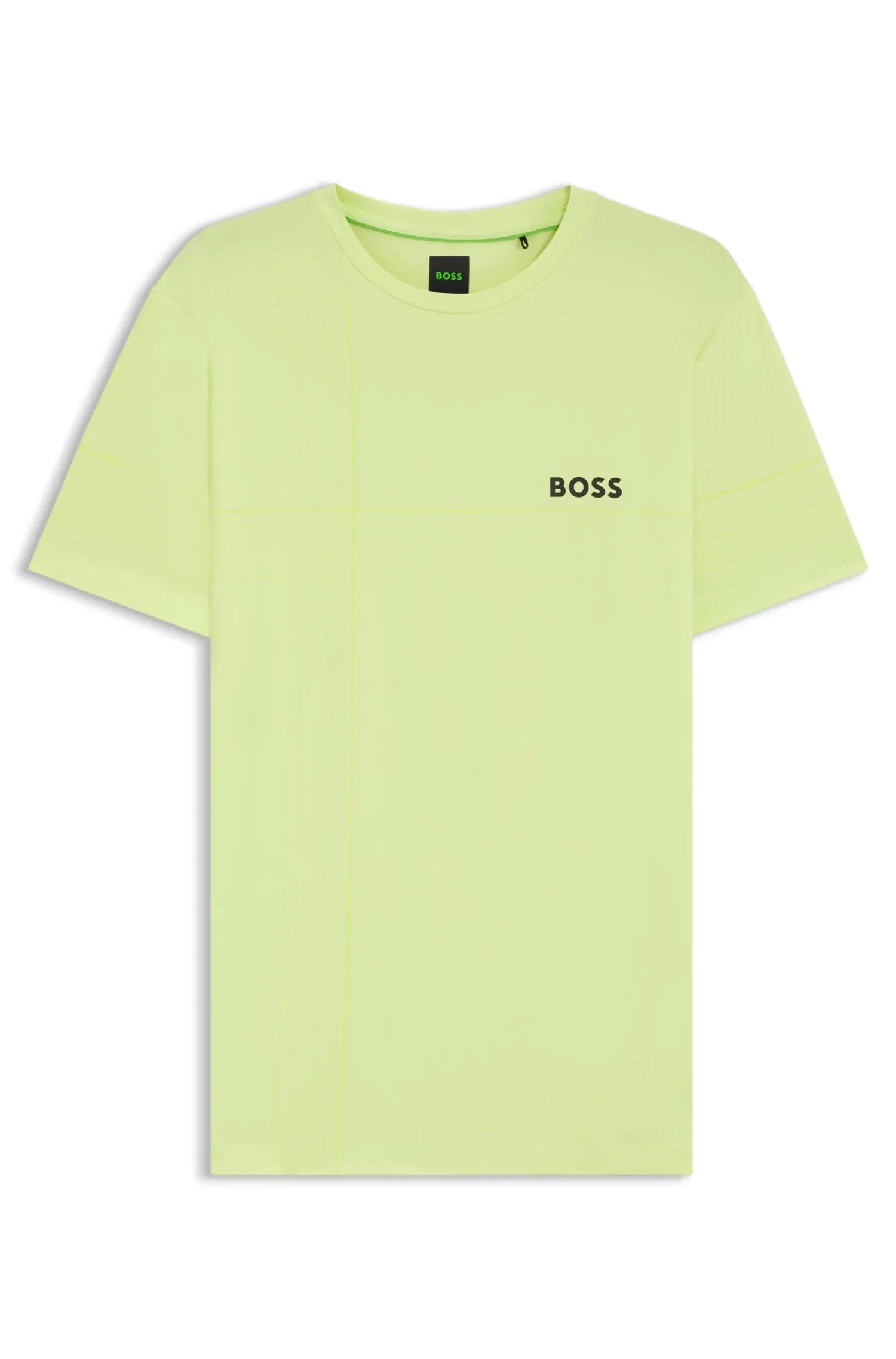 Camiseta Slim Fit Em Jersey Elástico — imagem 1