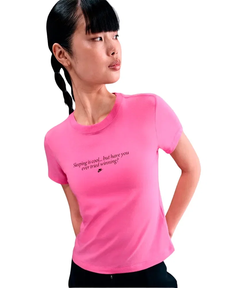 Camiseta Nike Sportswear Chll Knit Feminina — imagem 1