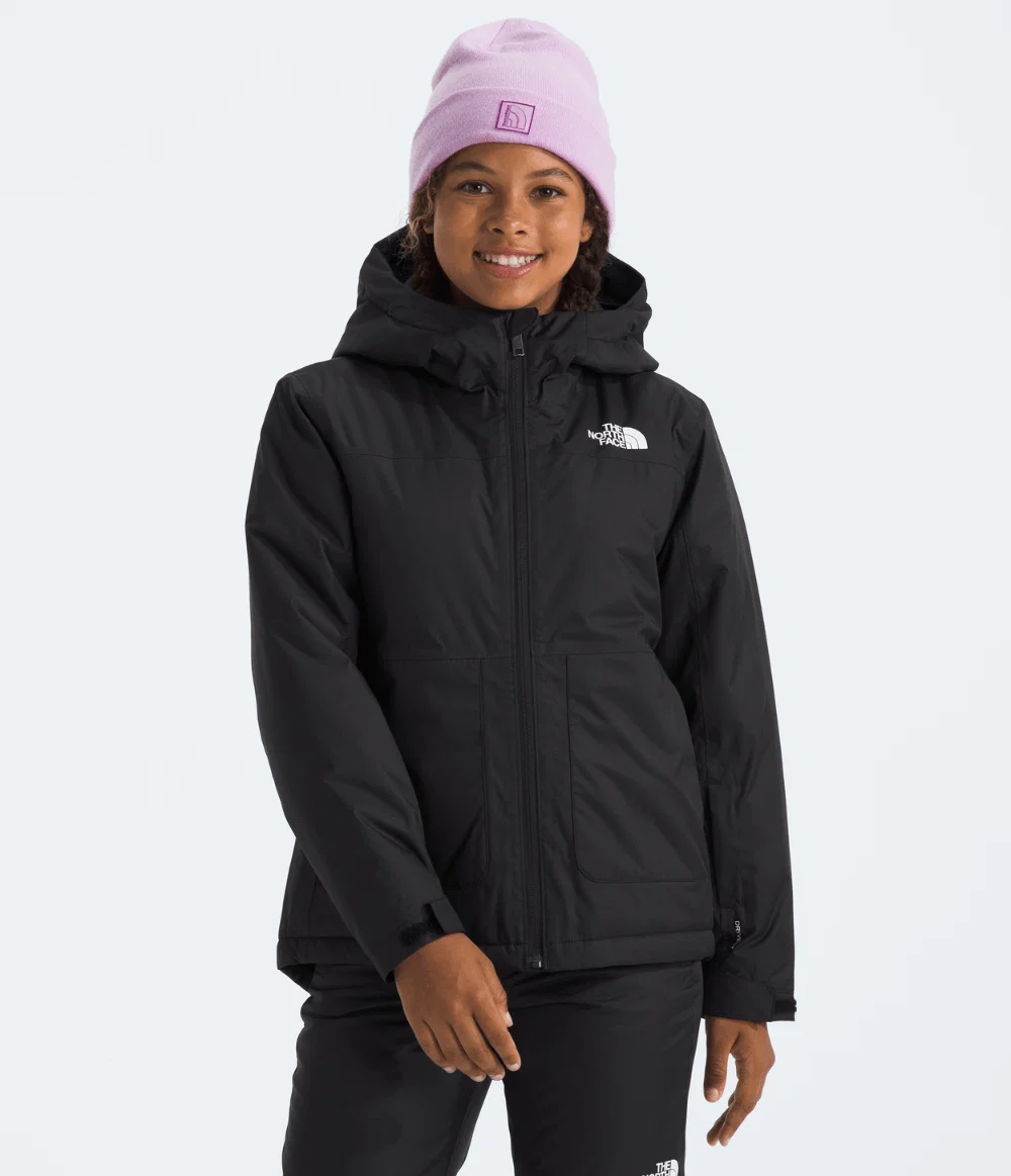 Jaqueta Infantil Teen Girls Freedom Insulated TNF Black