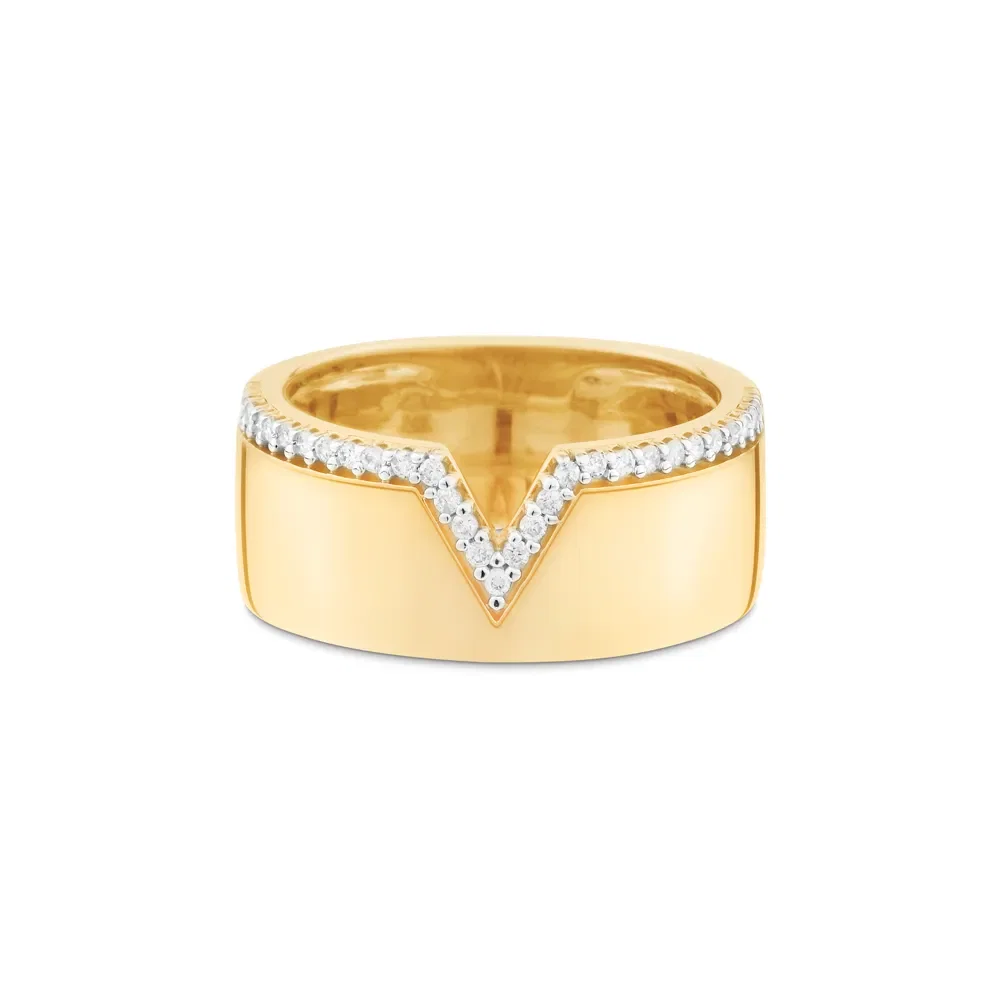 Anel Vivara em Ouro Amarelo 18k com Diamantes — imagem 1