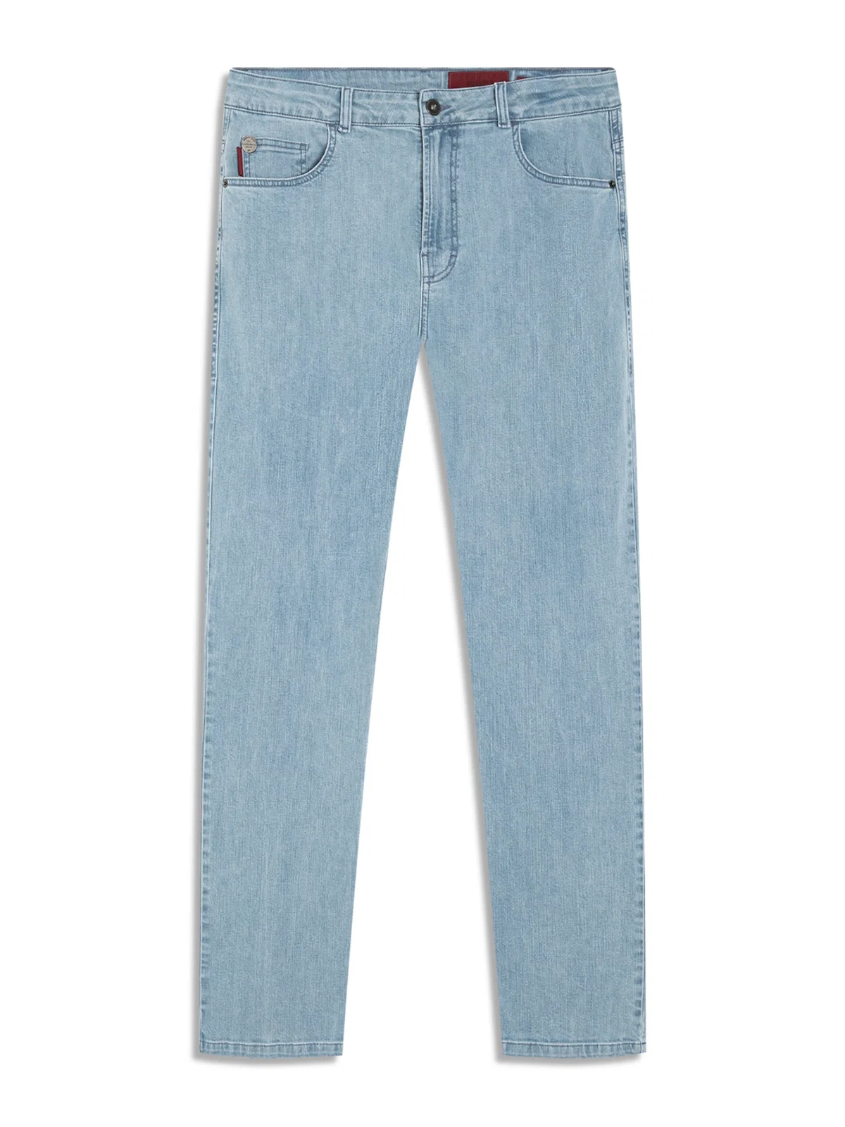 Calça Jeans High Comfort Stretch (Classic) 5 Pockets Lav. Claro Total — imagem 1