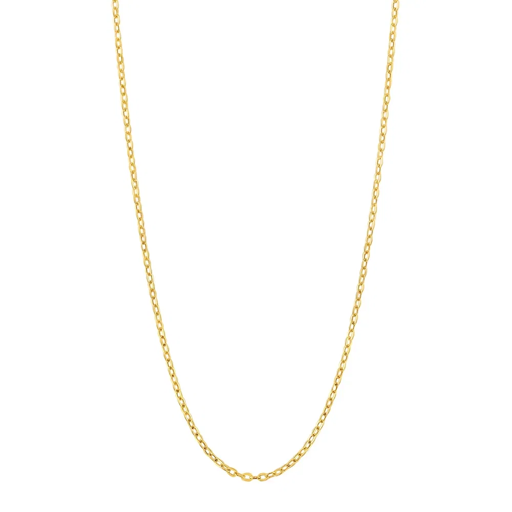 Corrente Cadeado em Ouro Amarelo 18k, 60cm — imagem 1