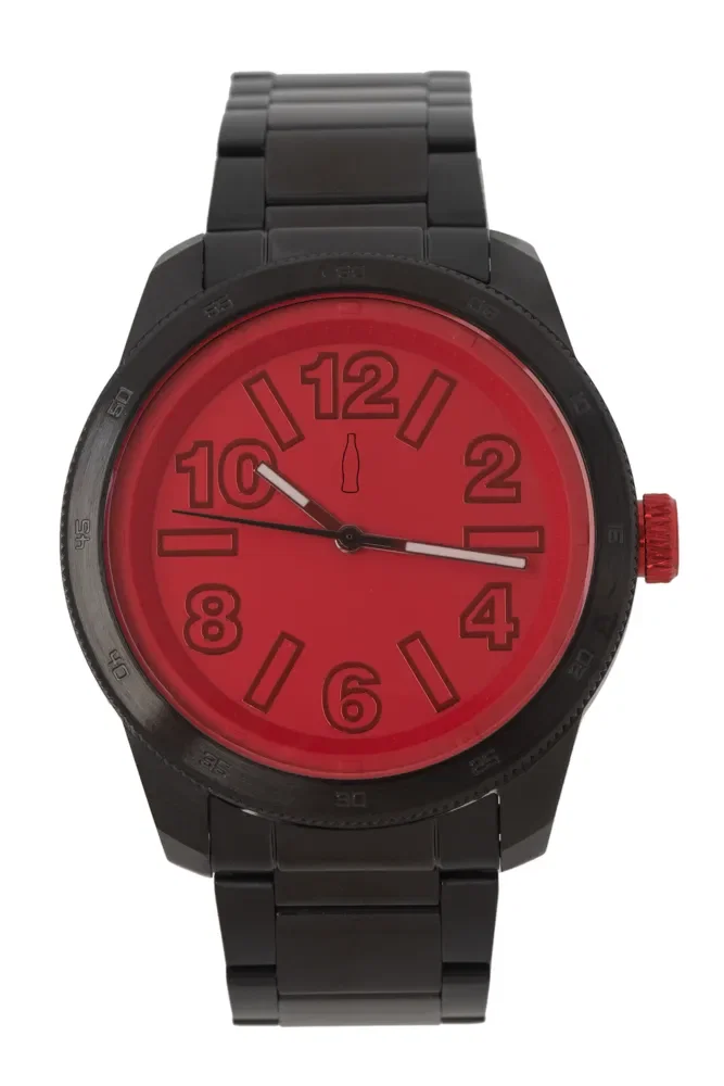 Relógio Analógico Masculino Coca-Cola Metal Vermelho — imagem 1