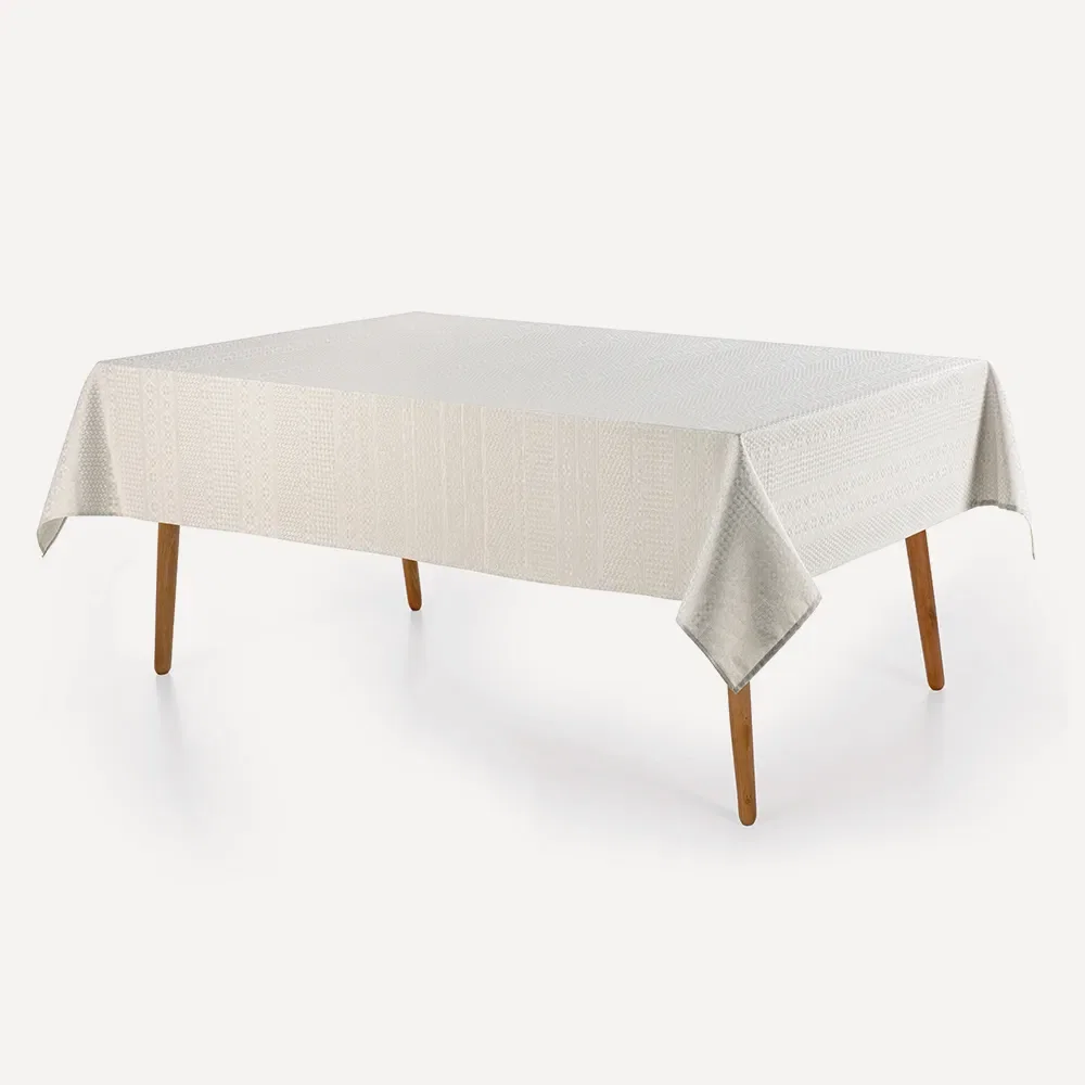 Toalha de Mesa Retangular 6 Lugares Artemis Branco