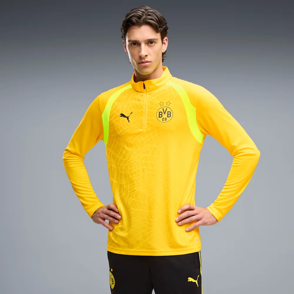 Blusa Quarter-Zip Treino Borussia Dortmund Masculina