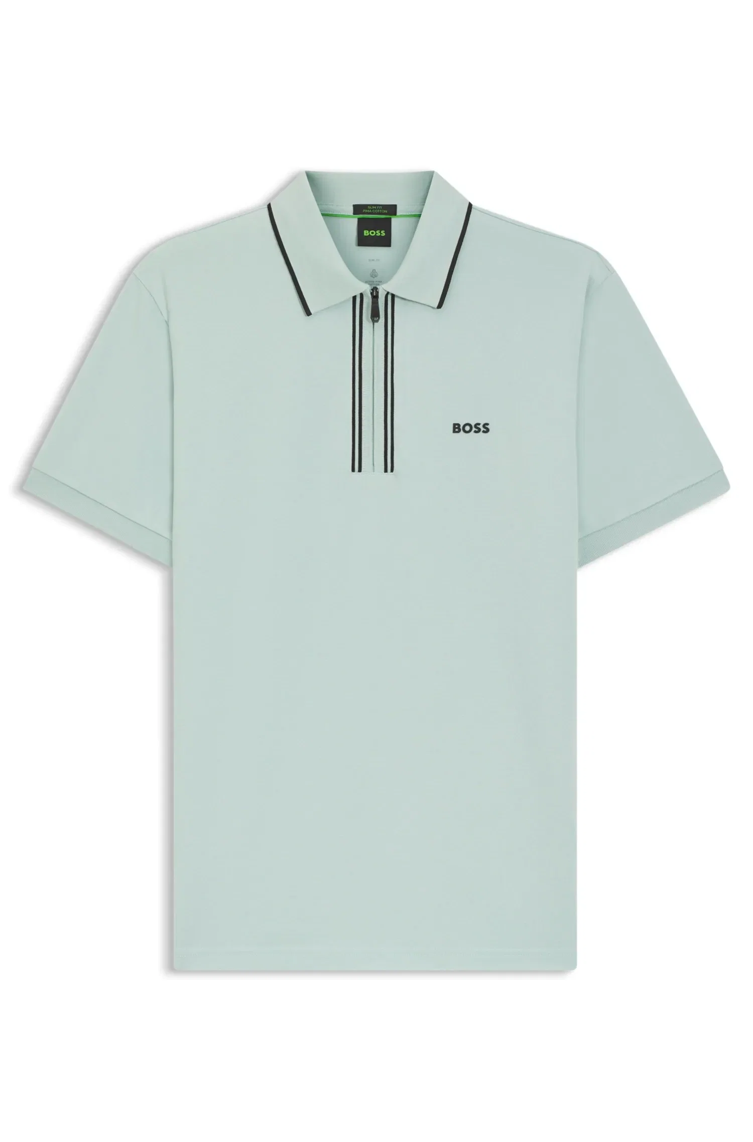 Polo Slim Fit Em Algodão Elástico — imagem 1