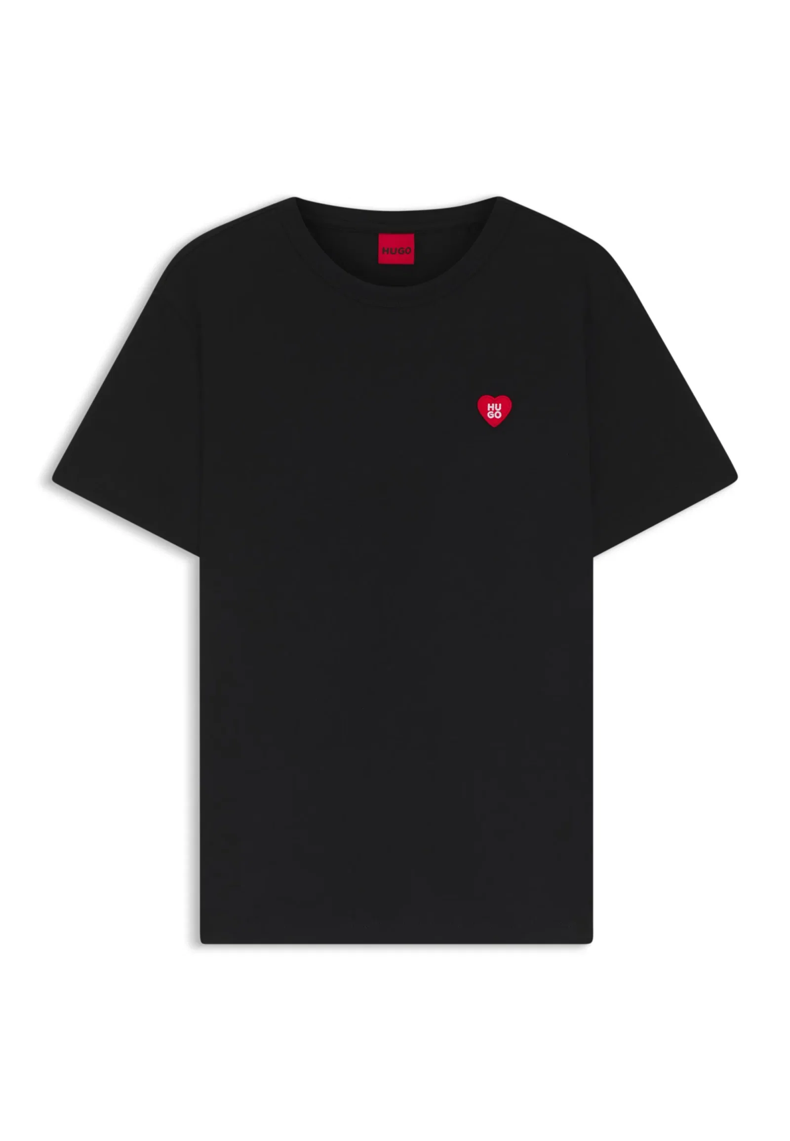 Camiseta Em Jersey De Algodão Com Logo De Coração — imagem 1