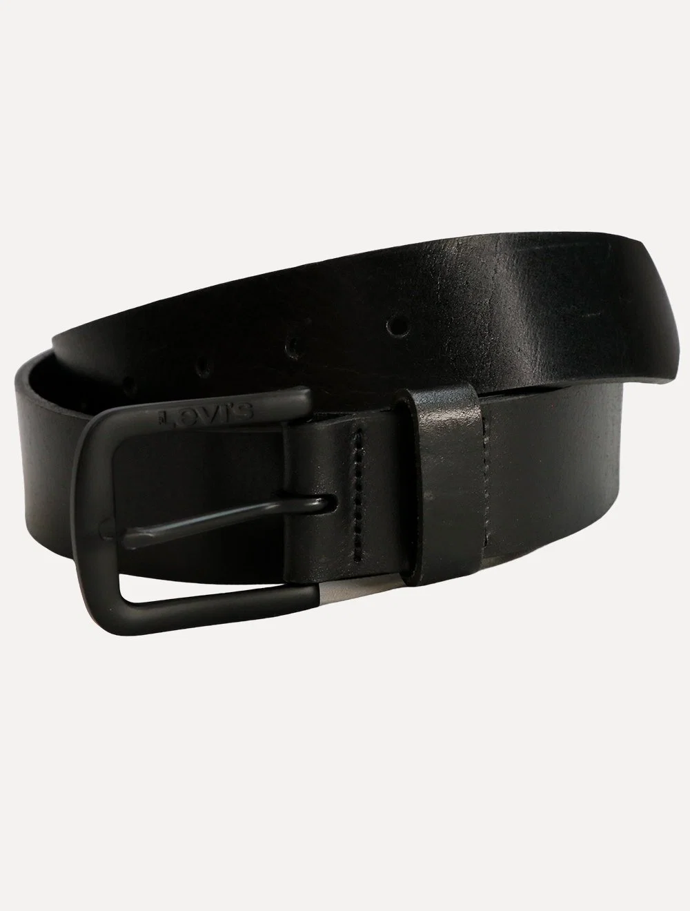 Cinto Levis Masculino Couro Black Buckle Preto — imagem 1