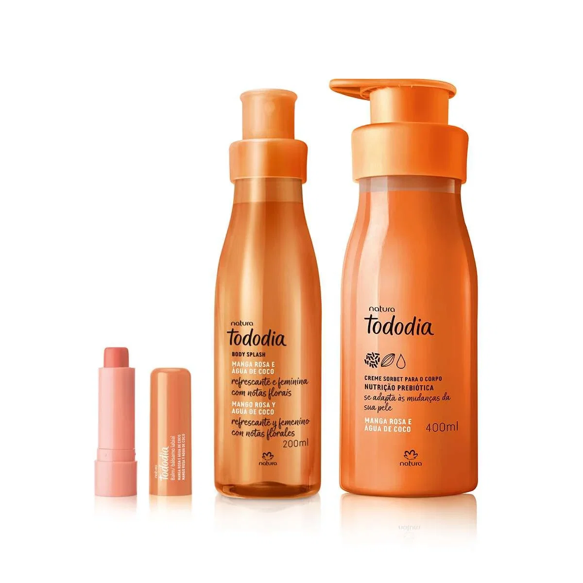 Kit Tododia Manga Rosa e Água de Coco (3 produtos)