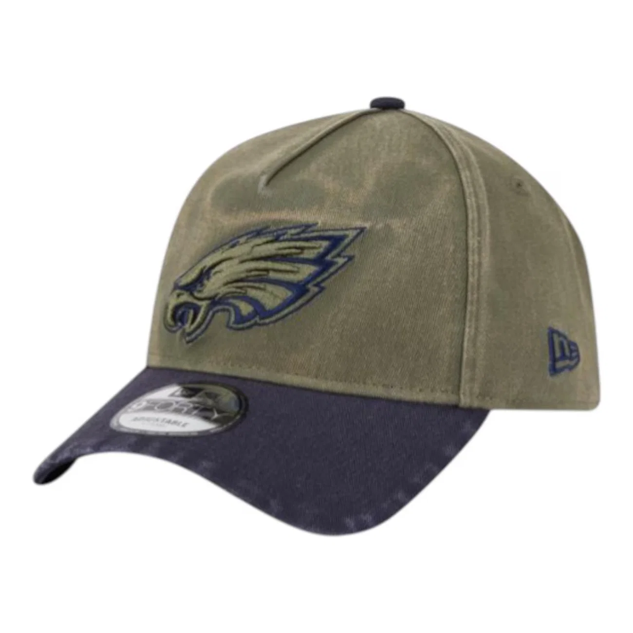 Boné Masculino New Era 940A-Frame New Olive Philadelphia Eagles Aba Curva