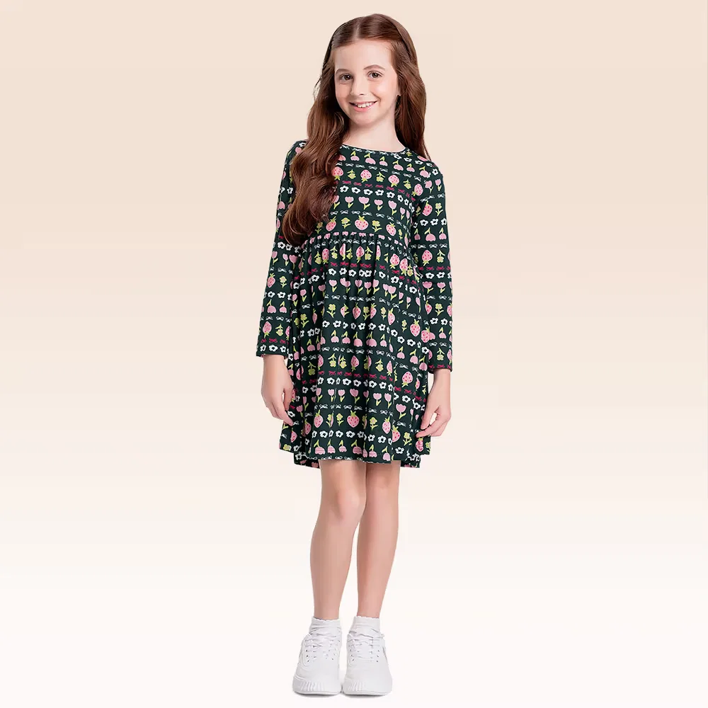 Vestido manga longa