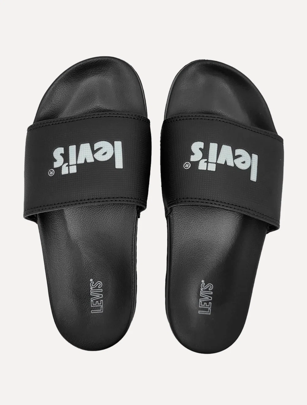 Chinelo Levis Masculino Slide June Poster Preto