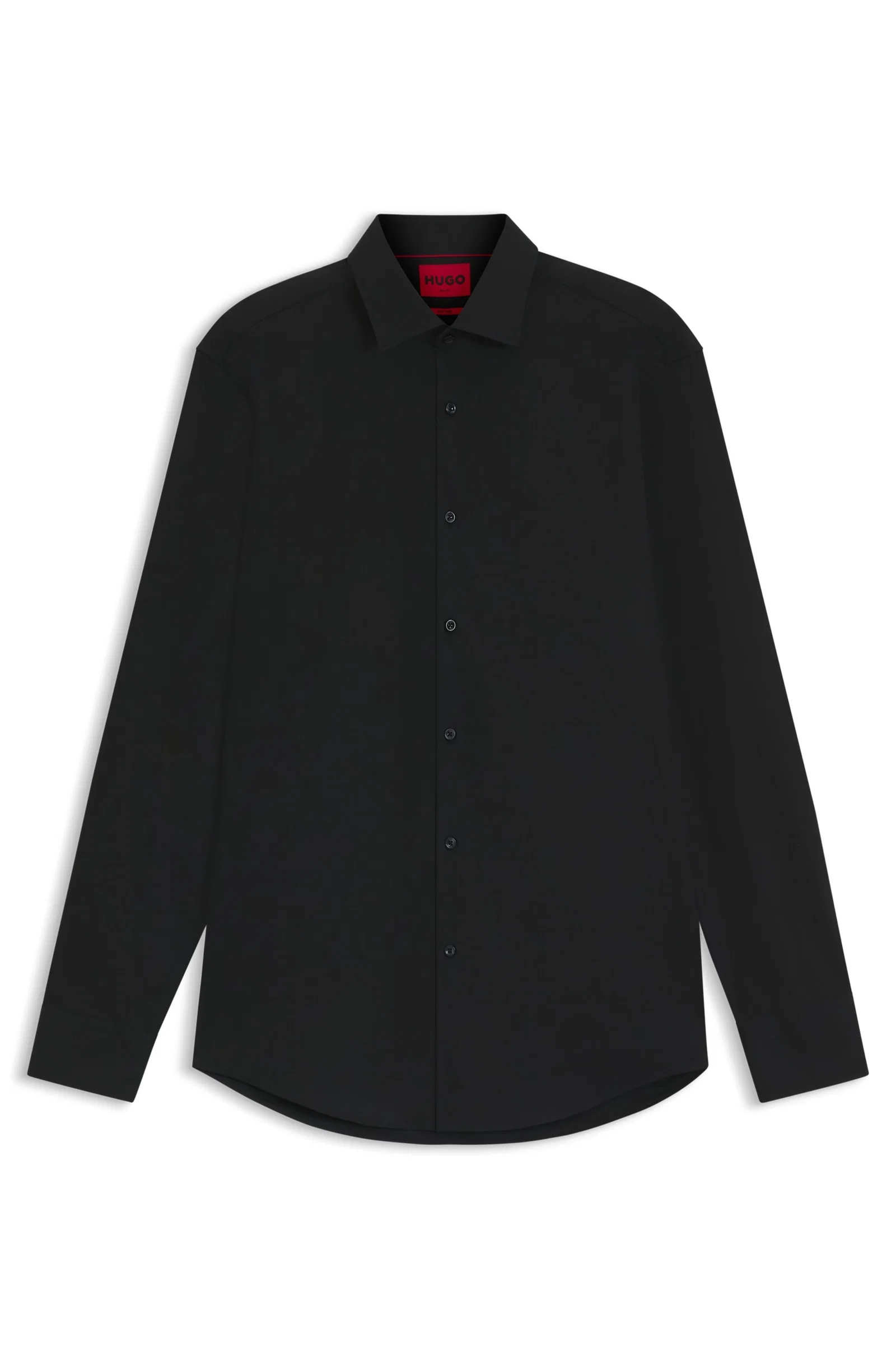 Camisa Slim Fit Em Popelina De Algodão