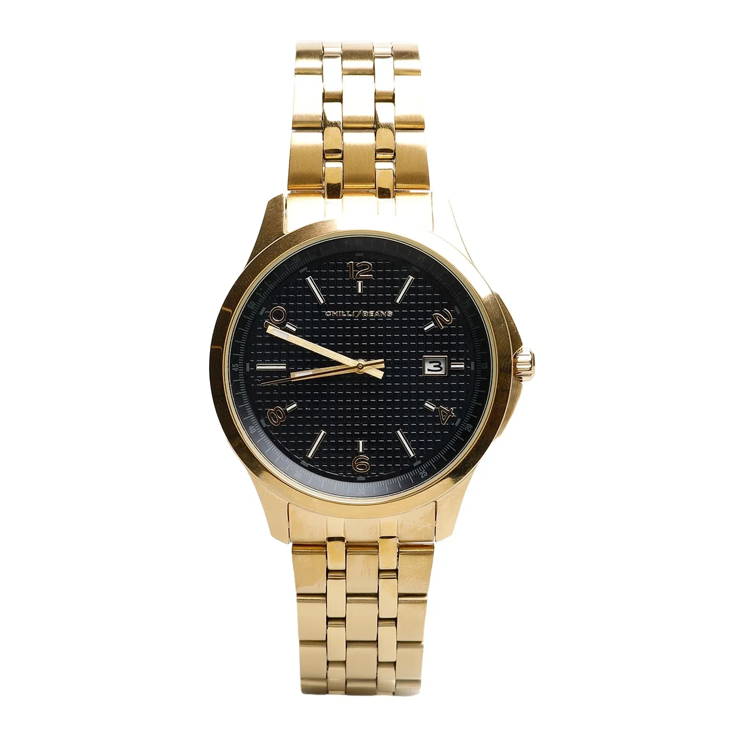 Relógio Analógico Masculino Chilli Beans Metal Dourado — imagem 1