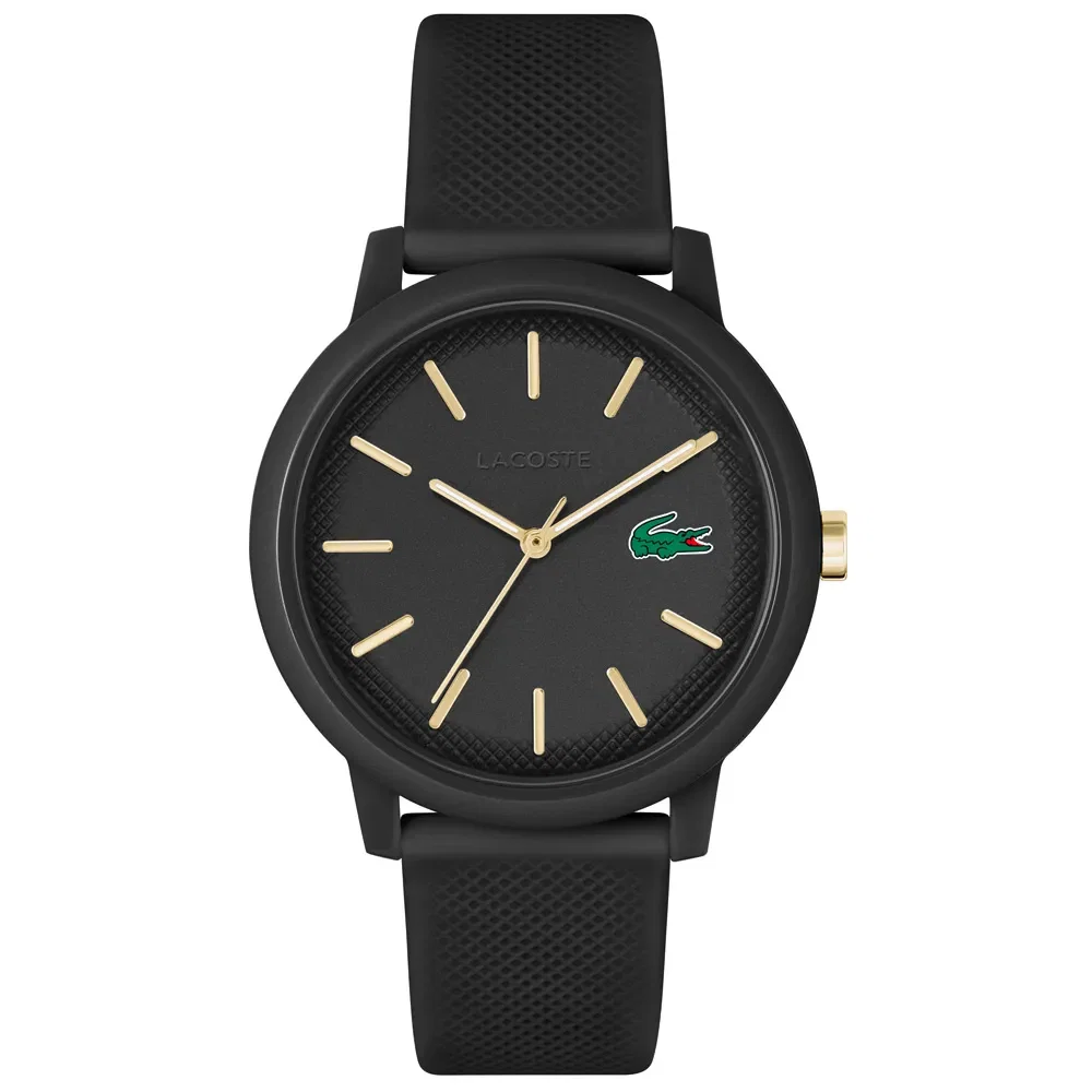 Relógio Lacoste Masculino Borracha Preto 2011233 — imagem 1