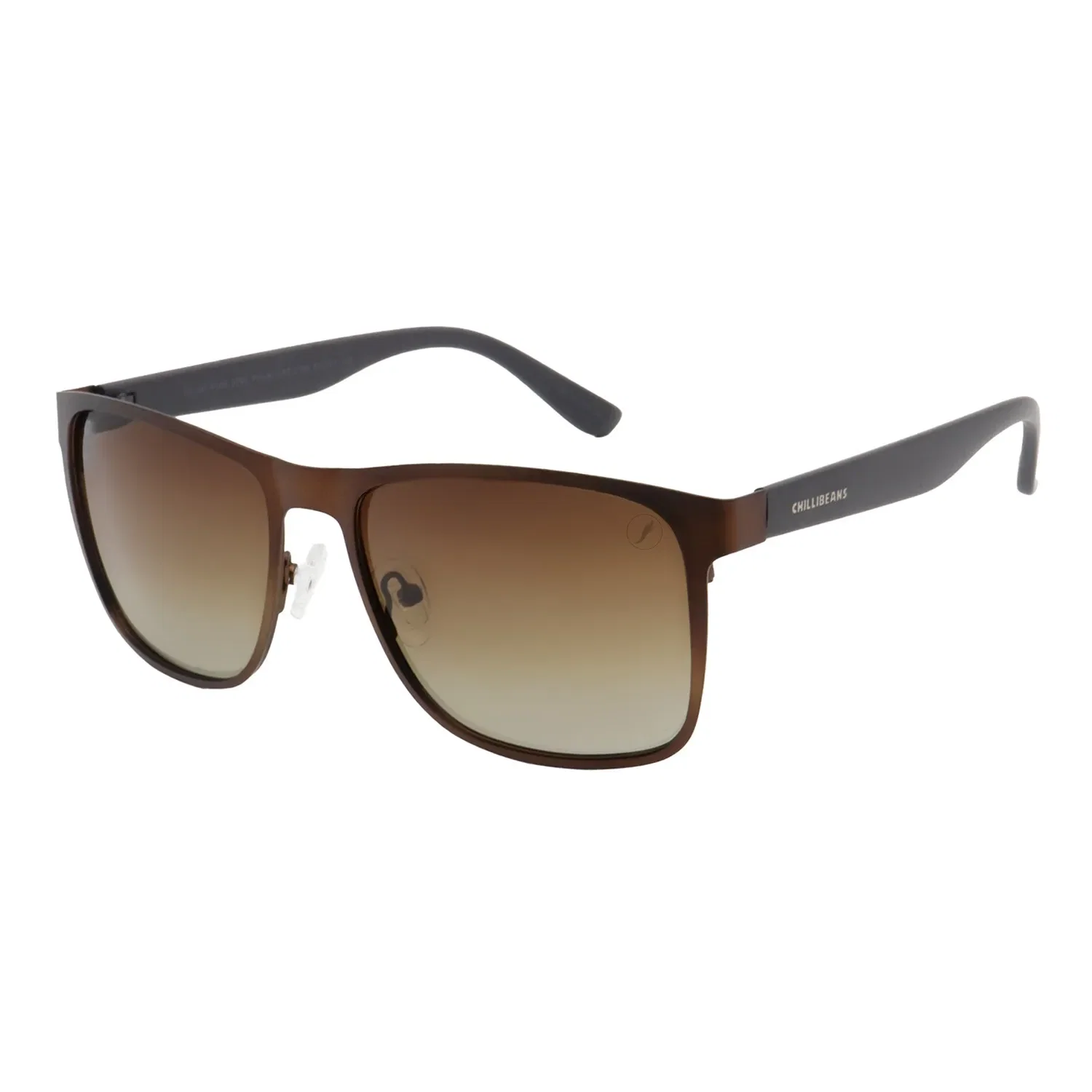 Óculos de Sol Masculino Chilli Beans Quadrado Degradê Marrom — imagem 1