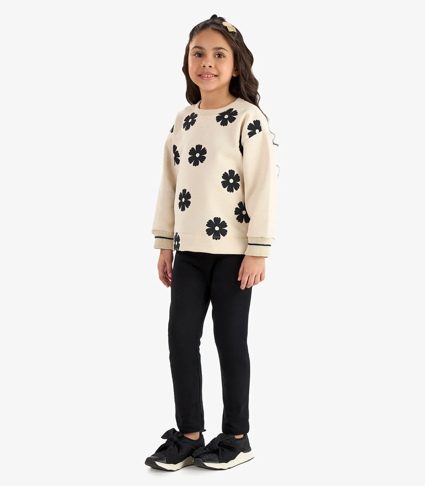 Conjunto Blusão com Legging Molecotton Rovi Kids Bege — imagem 1