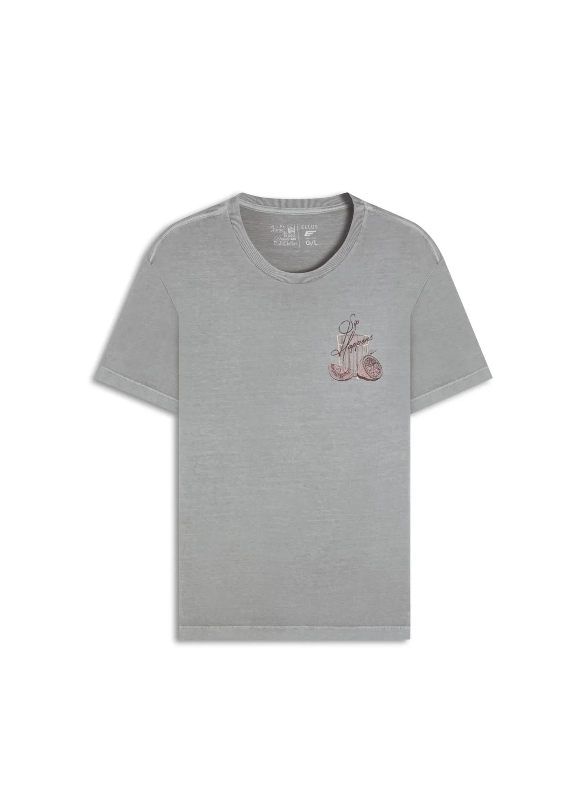 T-Shirt Washed Caipirinha Azul Seco — imagem 1
