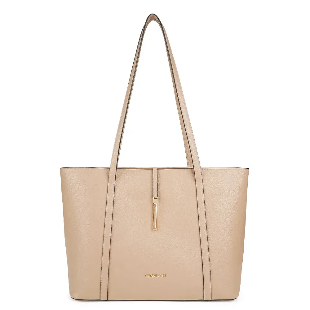 Bolsa Shopping Encaixe Metal Nude