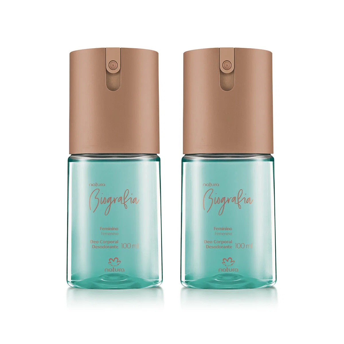 Kit Desodorante Corporal Feminino Natura Biografia 2 produtos de 100 ml
