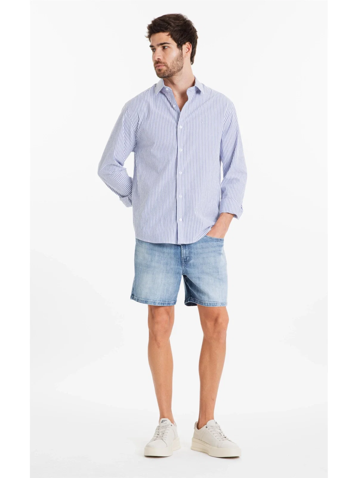 Short High Comfort Stretch Hawaii Lav.Claro — imagem 1