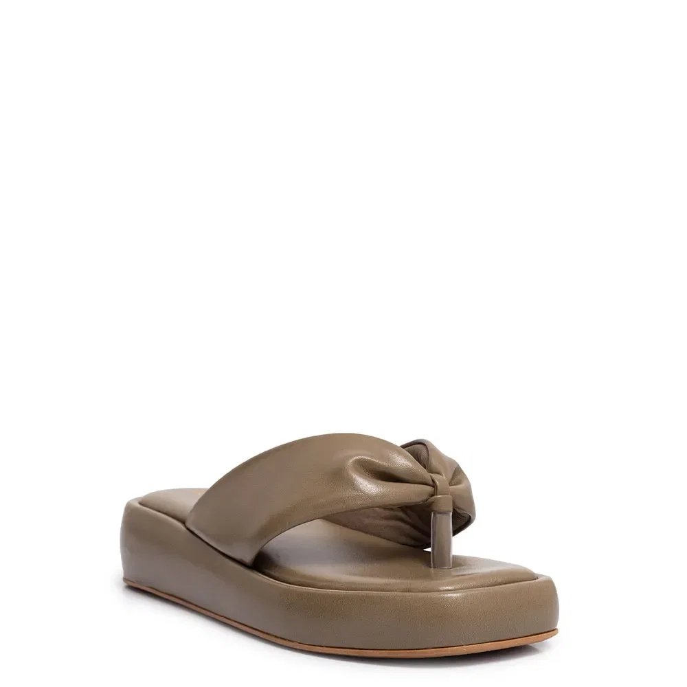 Papete Verde Chinelo Flatform