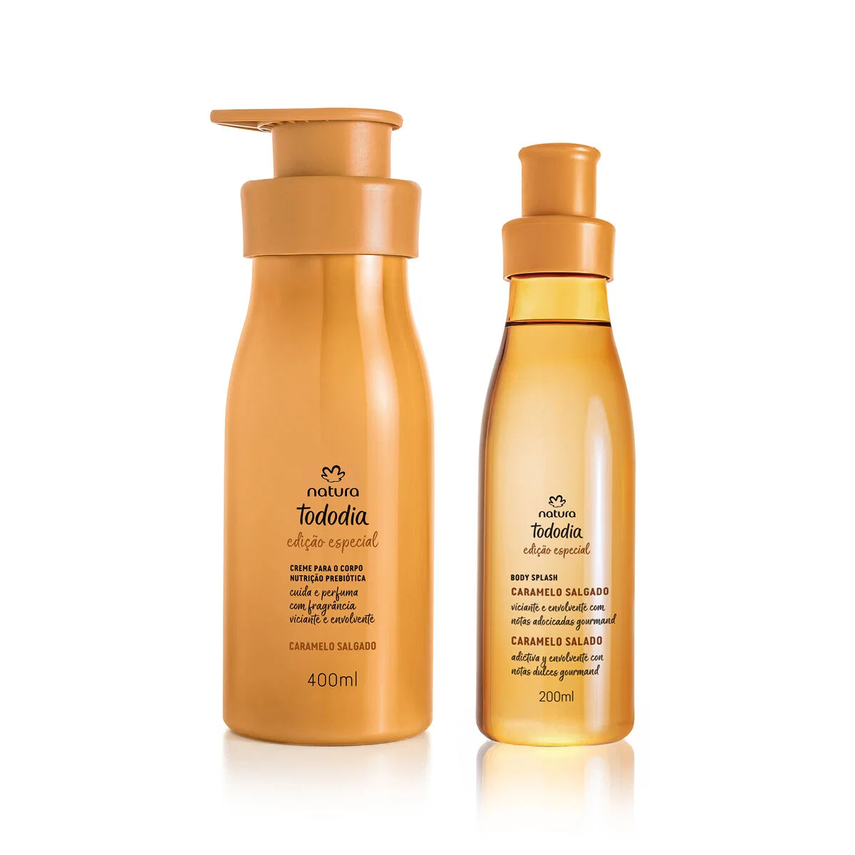 Kit Tododia Caramelo Salgado com Creme Desodorante para o Corpo e Body Splash (2 produtos)