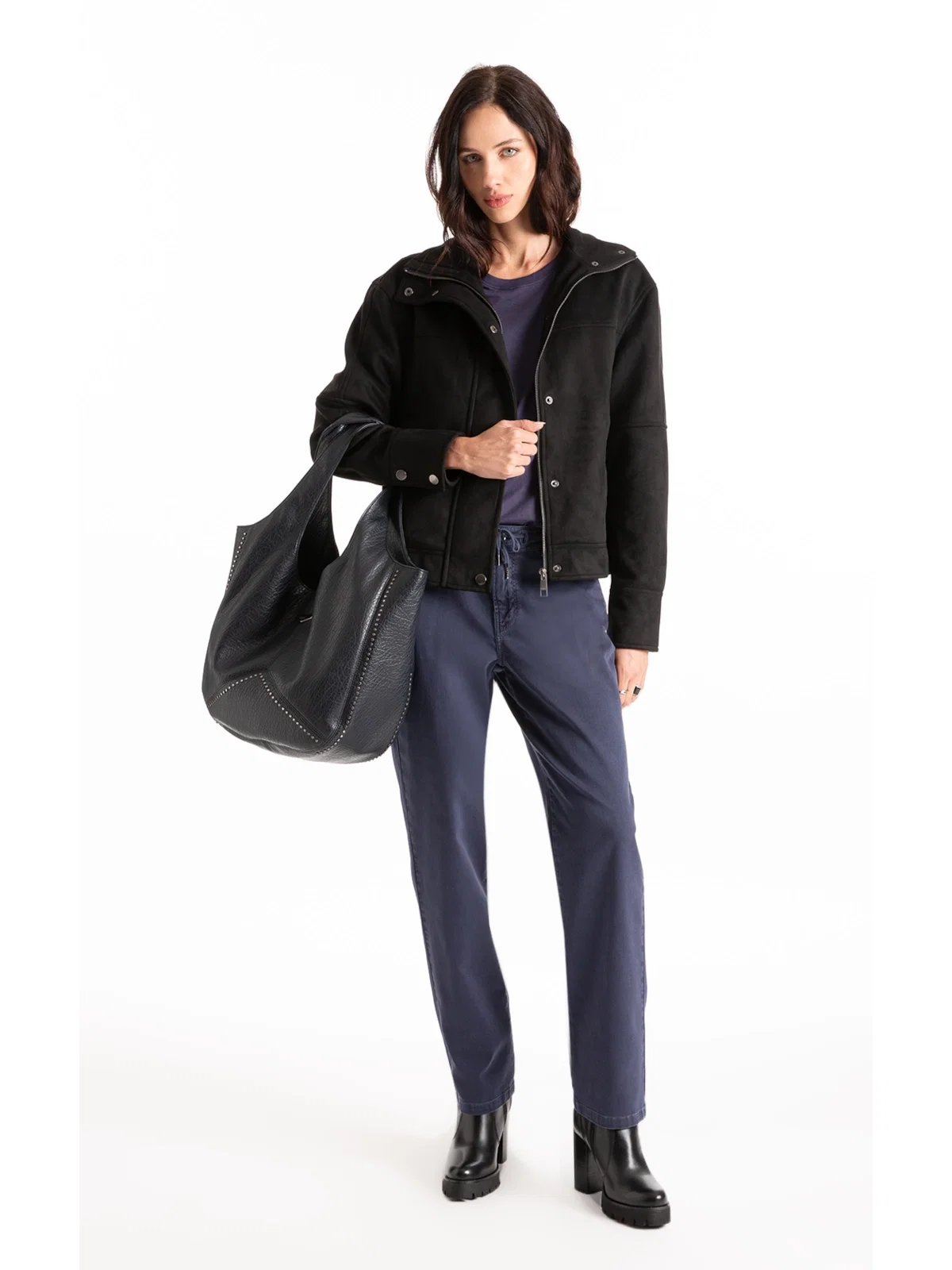 Jogging Color (Preppy) 5 Pockets Old Purple