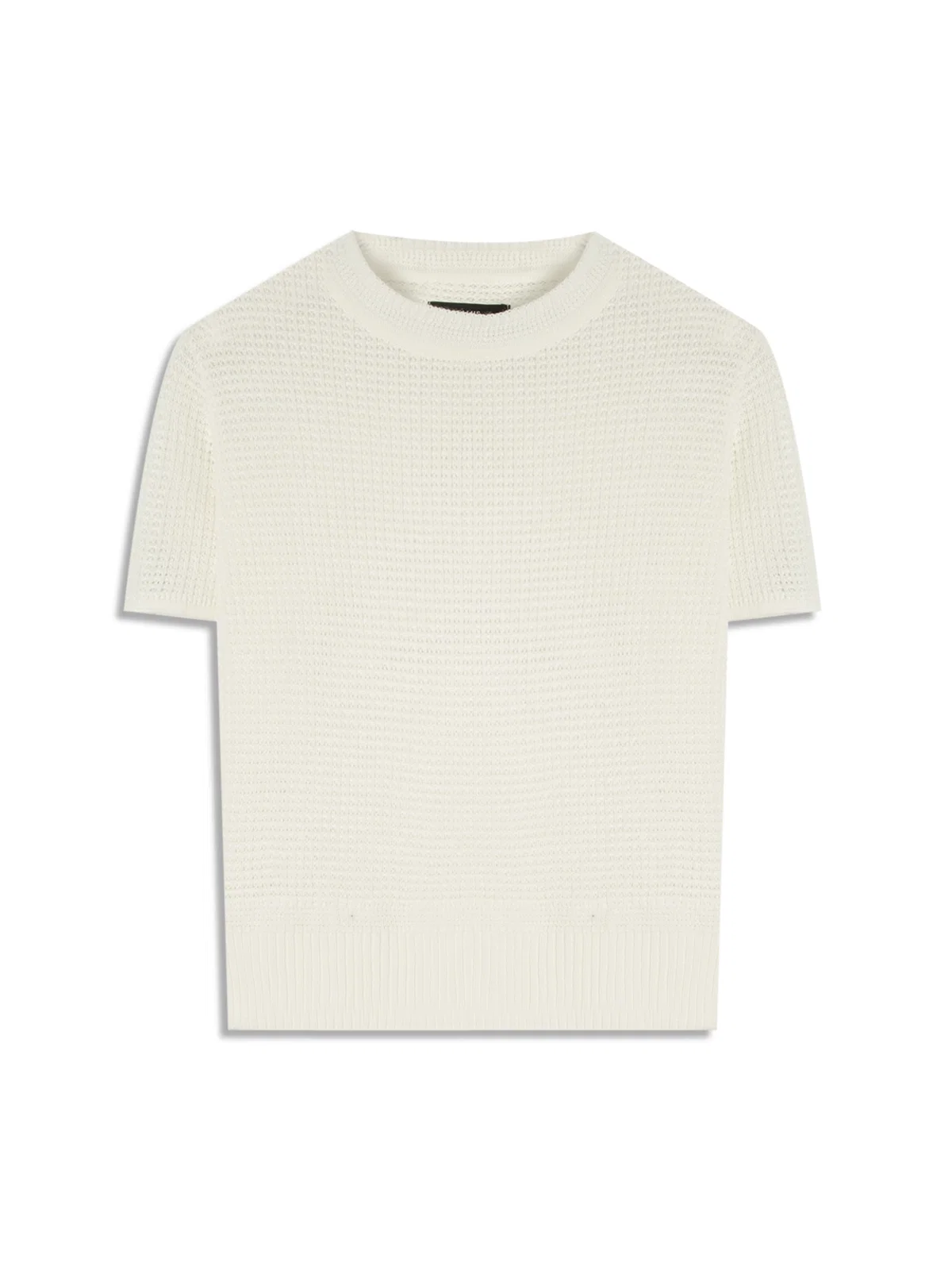Blusa Tricot Blusa Knit Texture Off White — imagem 1