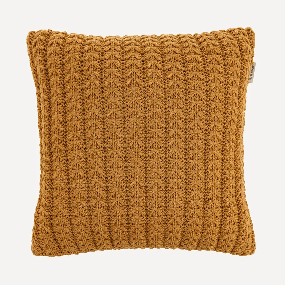 Almofada Decorativa de Tricô 45cm x 45cm Diana Noz