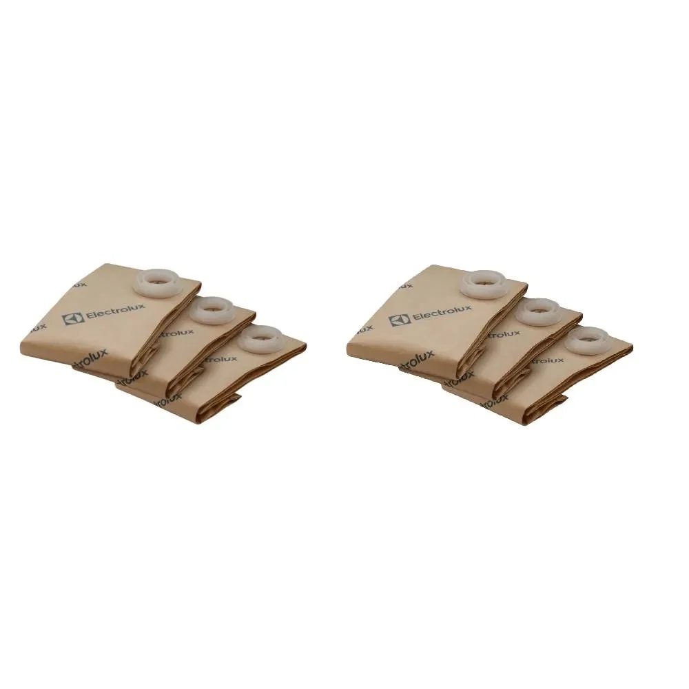 2 Kits com 3 Sacos de aspirador de pó Modelos A20 e Gt3000 (CSE20) Electrolux