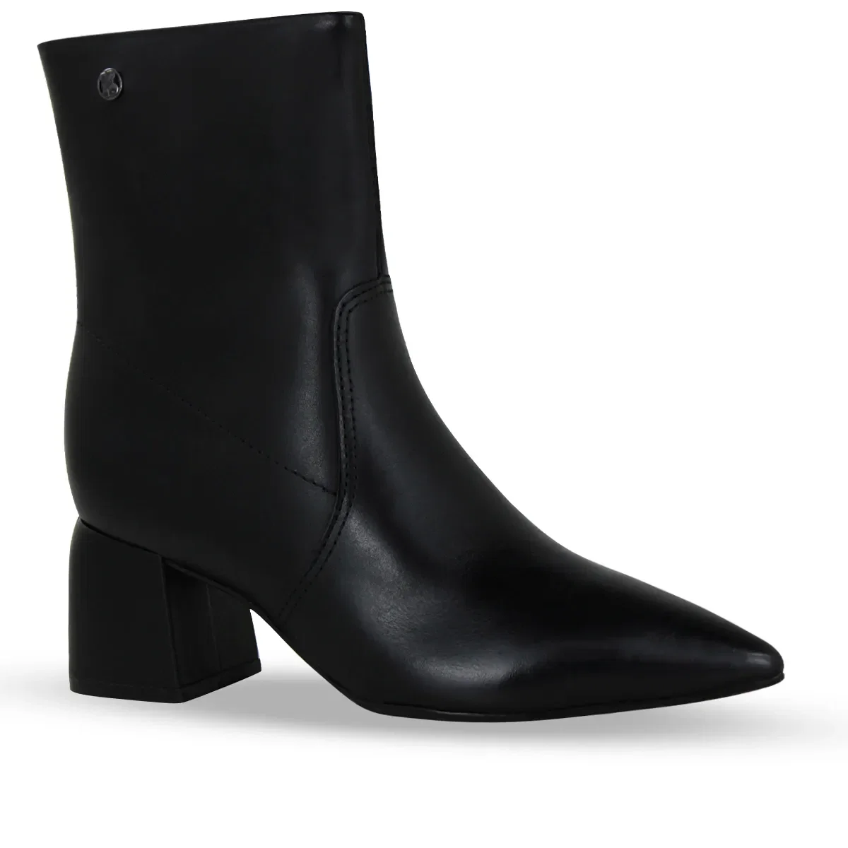 Bota Cano Baixo Couro Atanado Napoli Preto