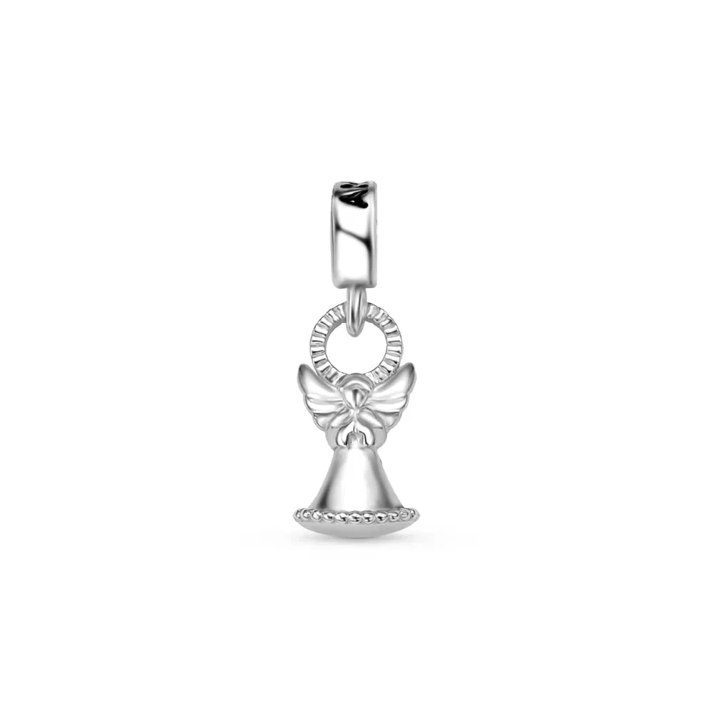 Pingente Life Religioso Santo Anjo em Prata 925 — imagem 1