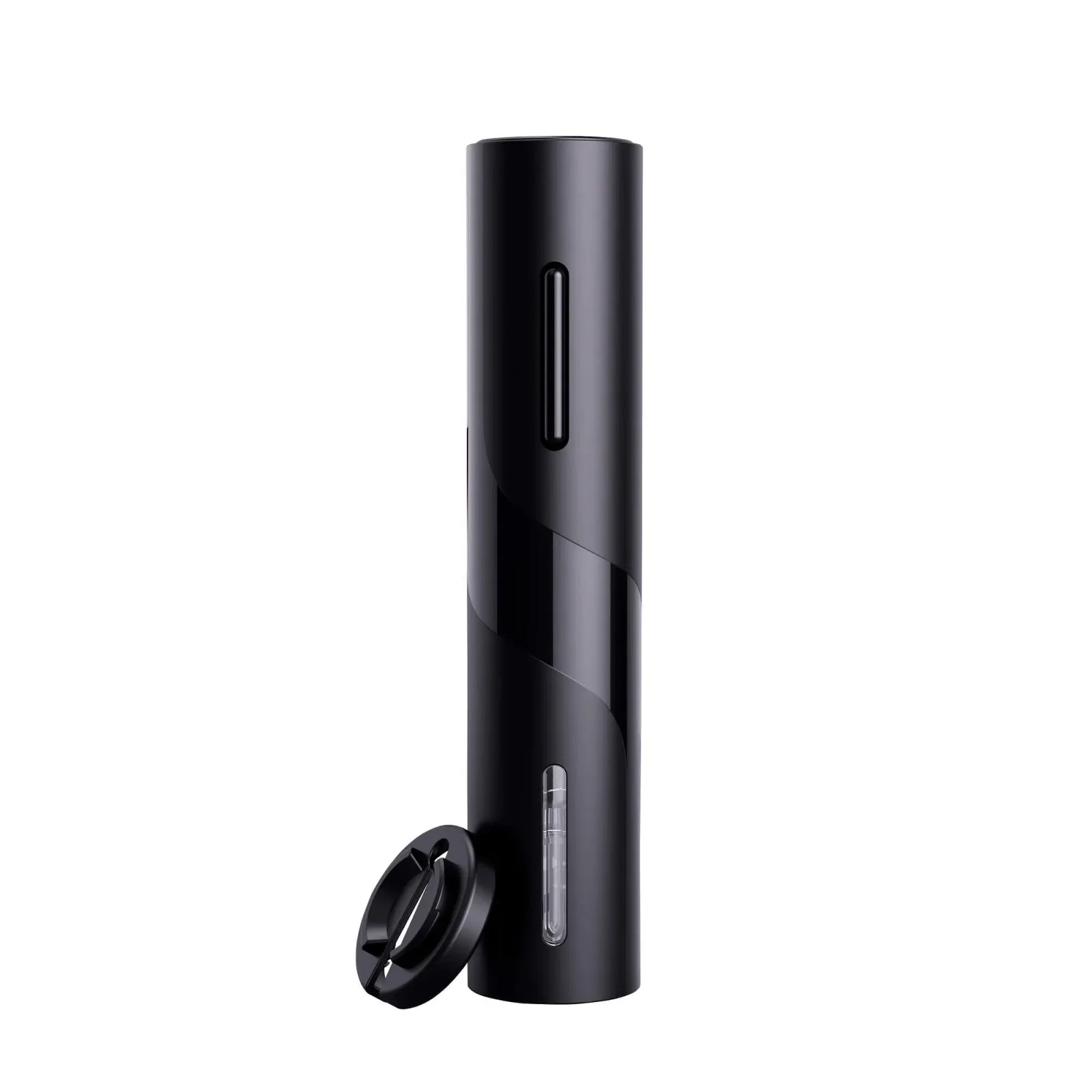 Saca Rolhas Elétrico Barplay em Aço Inox 22cm Fracalanza Preto