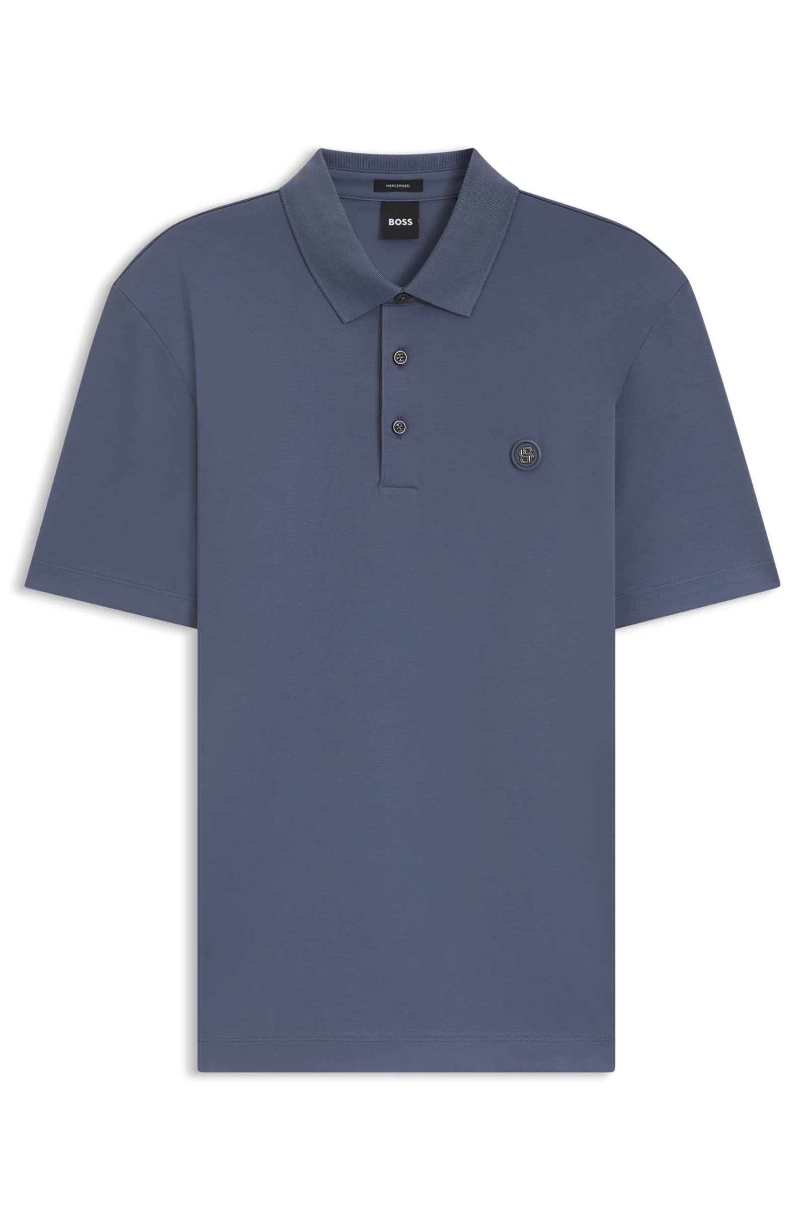 Polo De Algodão Mercerizado Com Monograma Double B — imagem 1