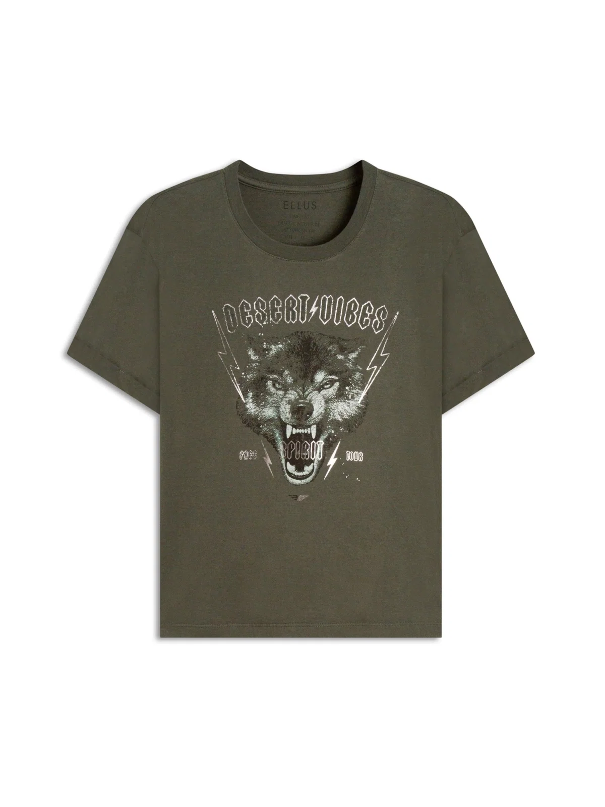 Blusa Ellus Desert Vibes Verde Militar