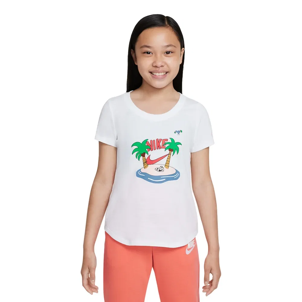 Camiseta Nike Scoop Futura Infantil — imagem 1