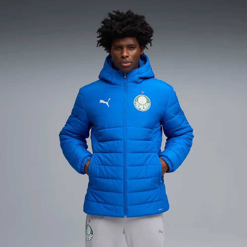 Parca com Capuz Palmeiras Training Padded Masculina