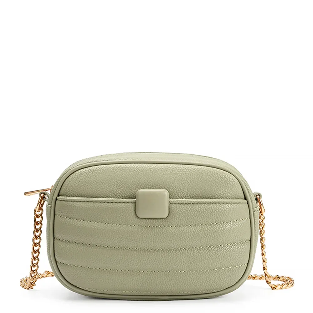 Bolsa Tiracolo Matelassê Verde — imagem 1
