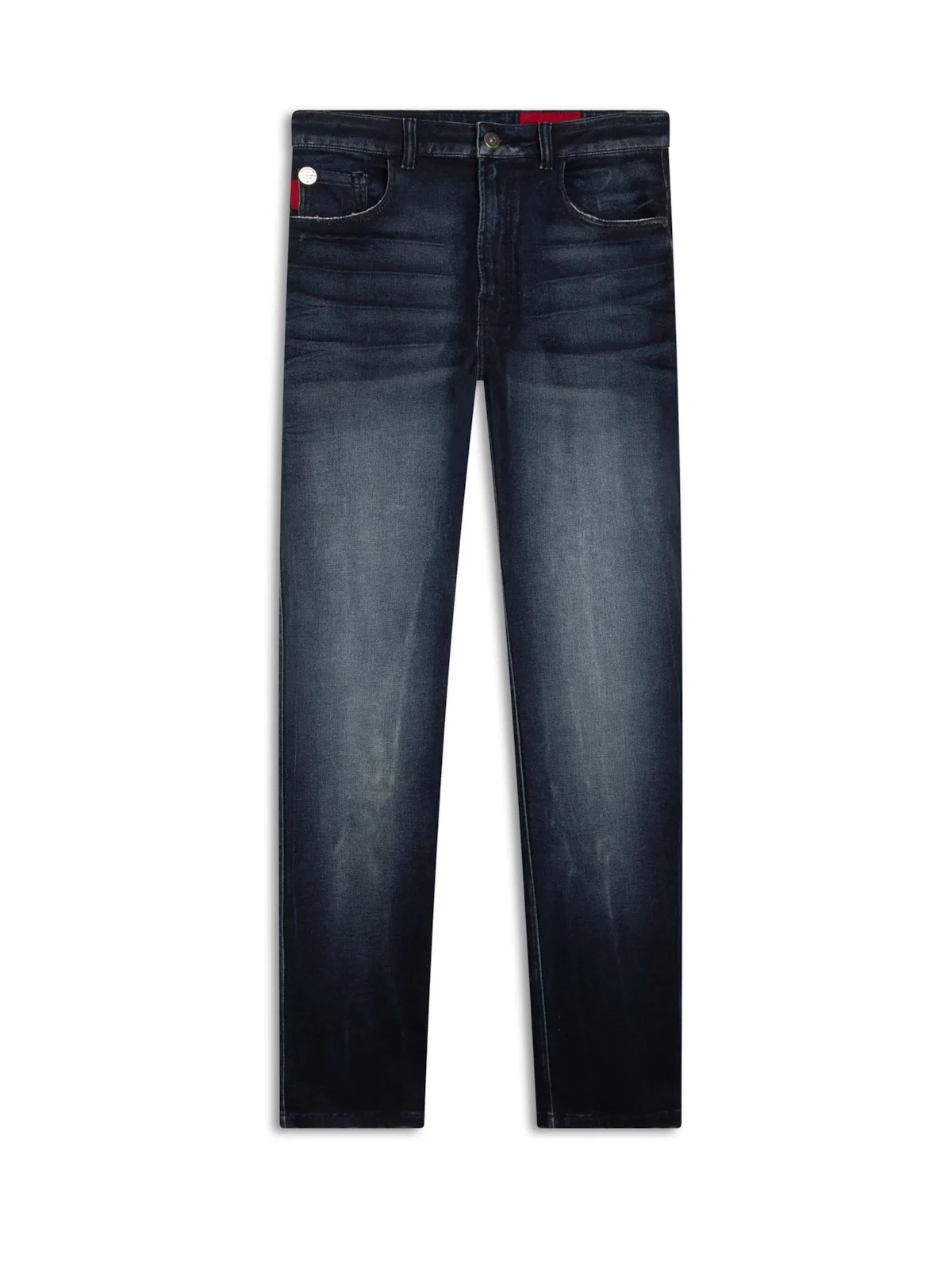 Calça Jeans Jogging Intense Blue Slim 1721-Lav.Esc. C/ Tie Dye — imagem 1
