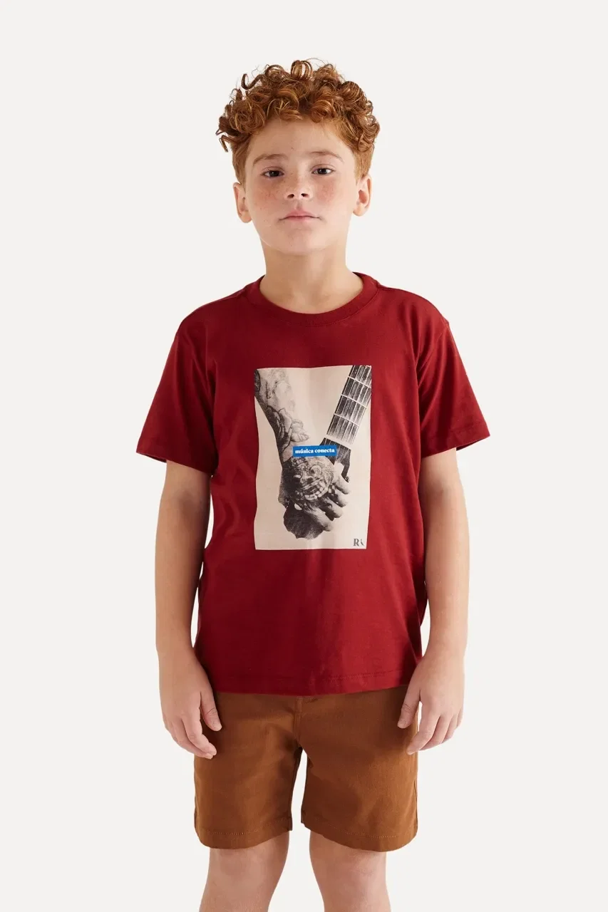 Camiseta Mini Estampada Conecta Ii