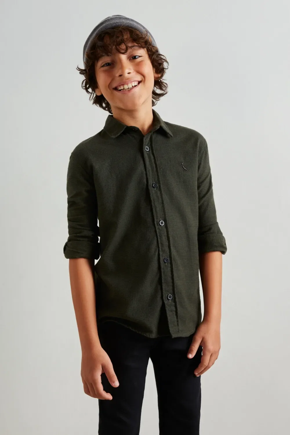 Camisa Mini Pf Pied Poule Color