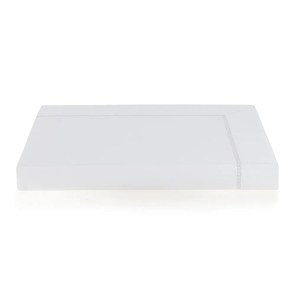 Duvet 1000 Fios Agrigento Branco / Rose