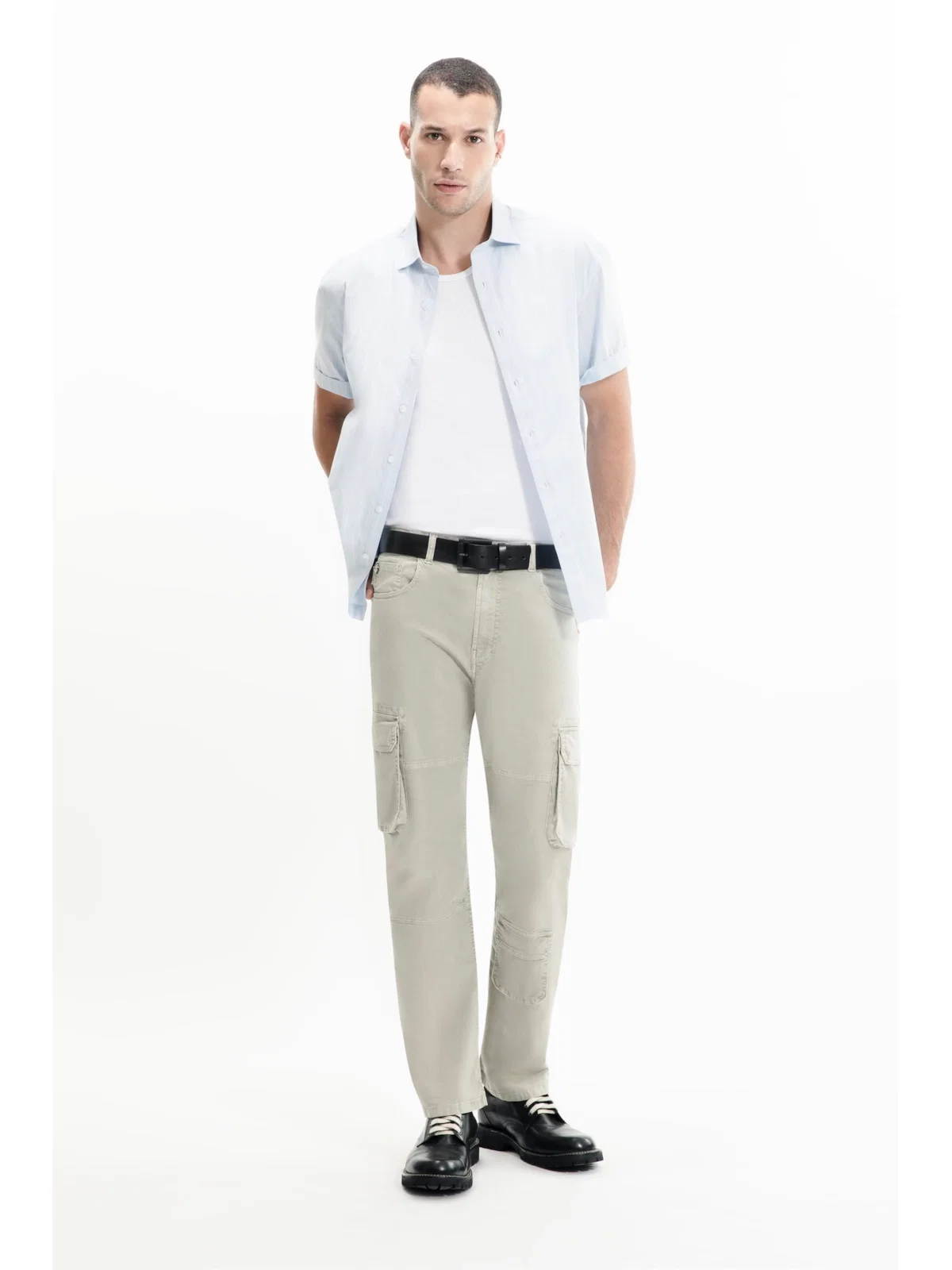 Camisa Tricoline Classic Anatomic Azul Claro — imagem 1