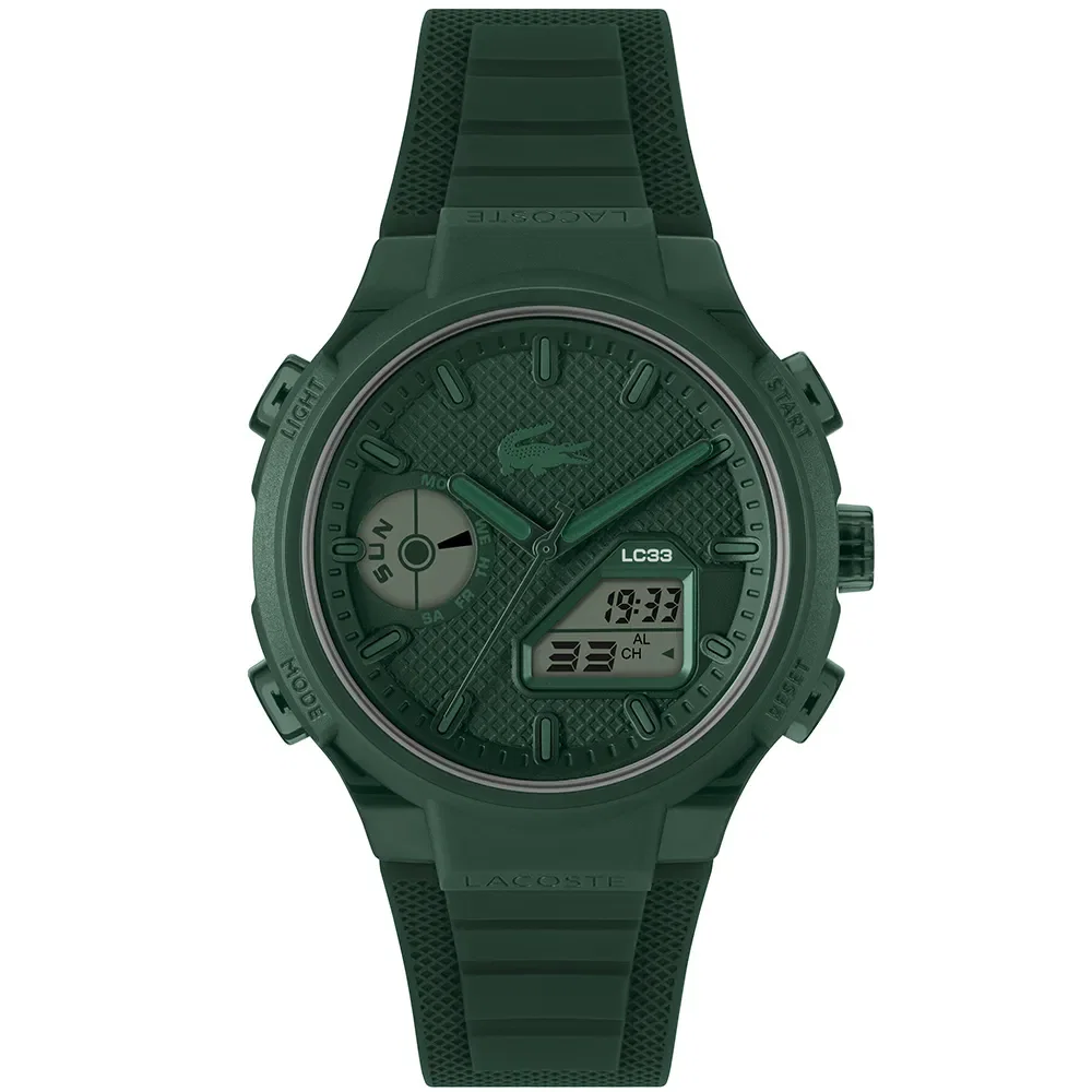 Relógio Lacoste Lc33 Masculino Borracha Verde 2011449 — imagem 1