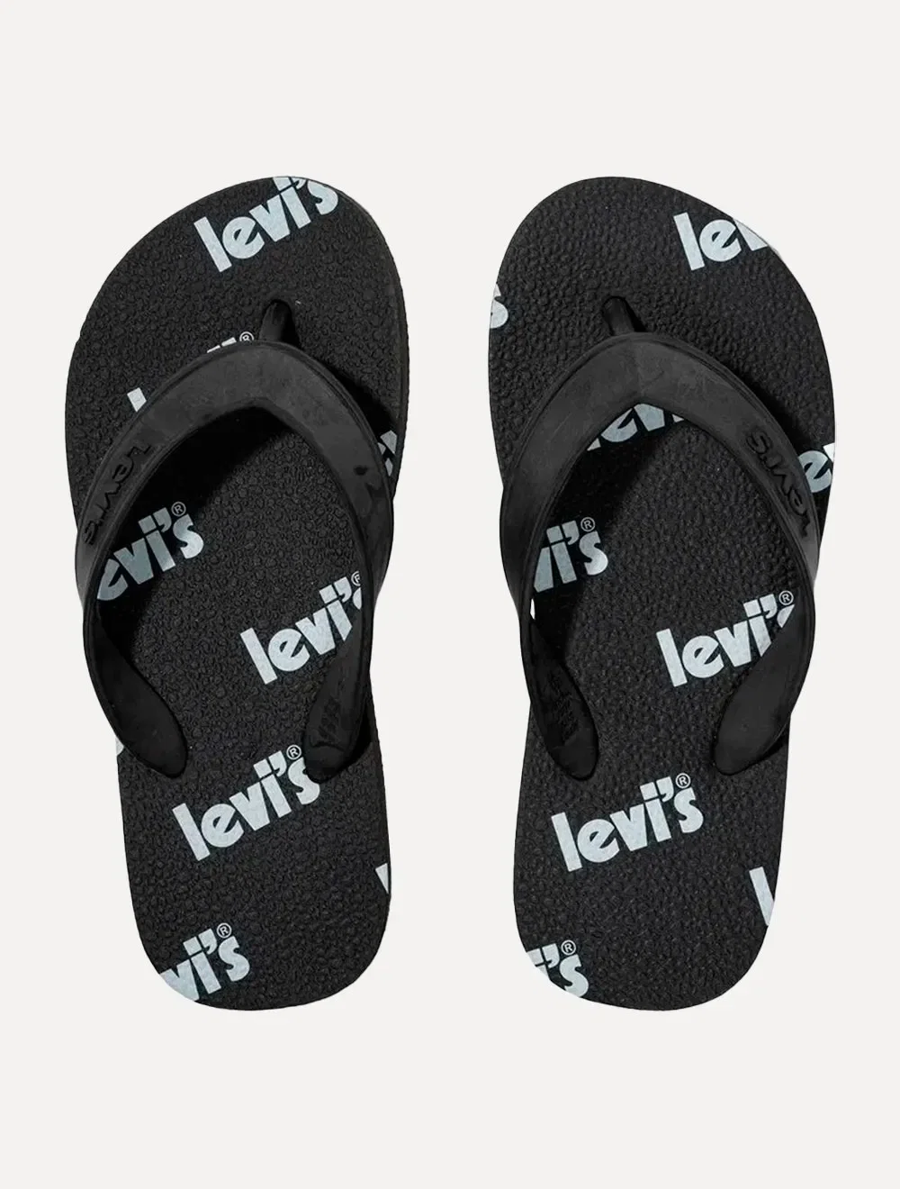 Chinelo Levis Masculino Printed Mono Logo Preto